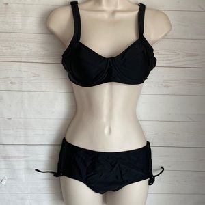 Sheilay Size Large (Juniors) Black Bikini